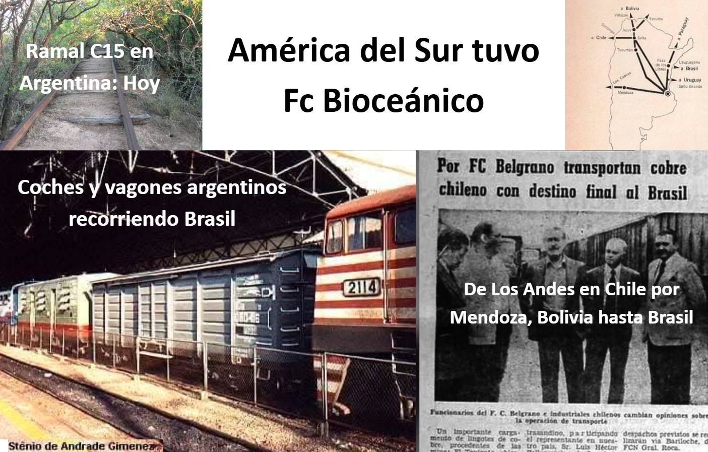 5F bioceánicos que hubo